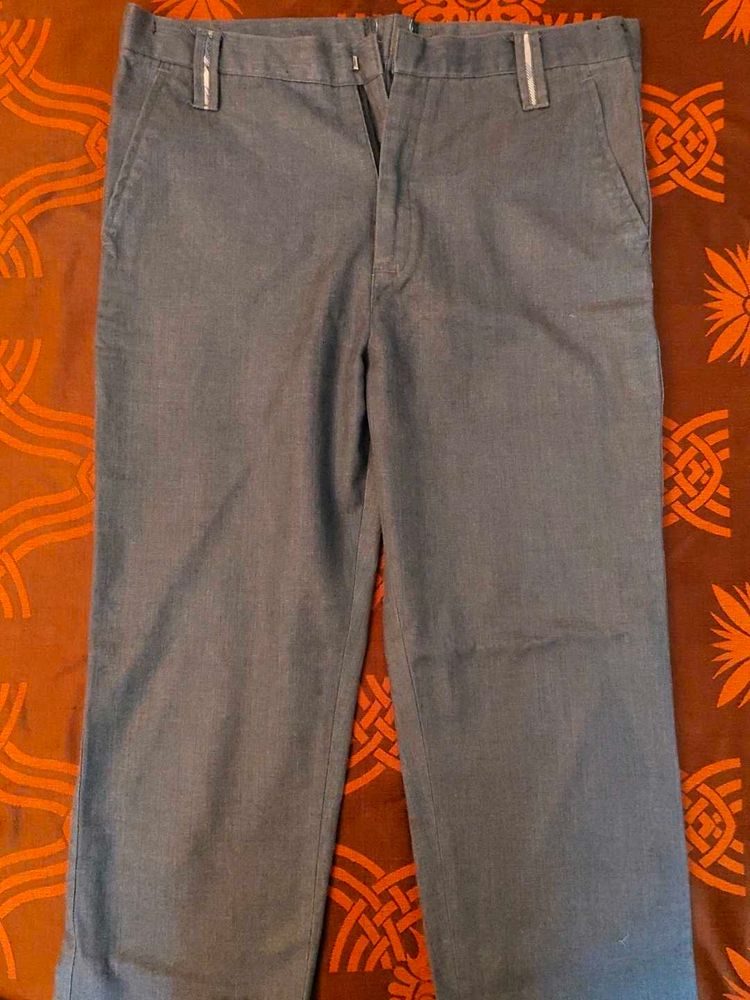Gray Casual Pants