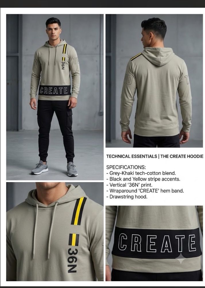 Men's Graphic Print Hoodie T-Shirt
