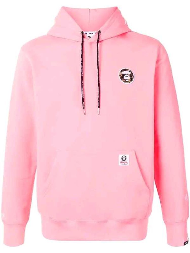 Aape Pink Hoodie Unisex Size M