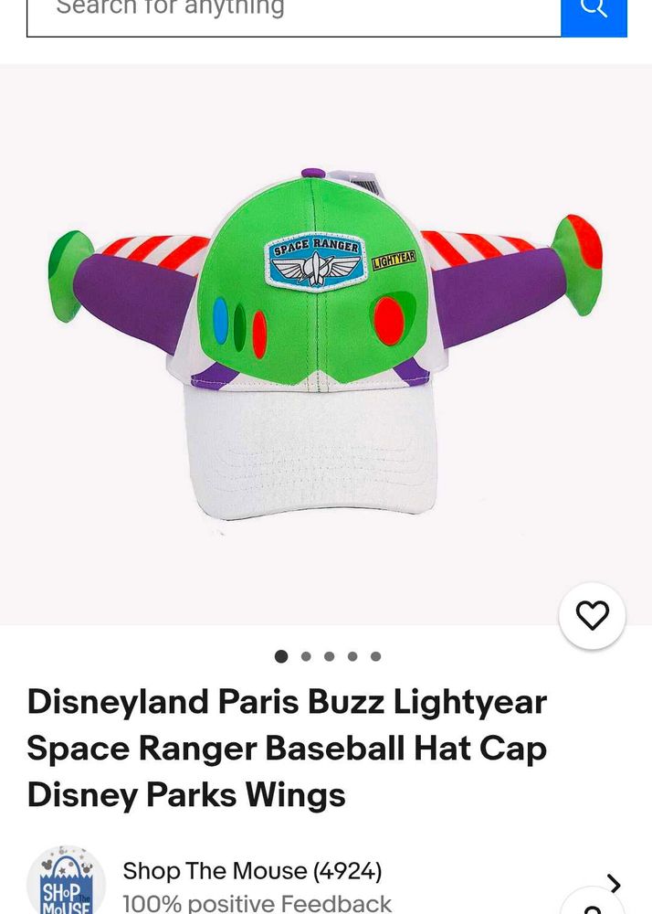 Buzz Lightyear Space Ranger Baseball Hat
