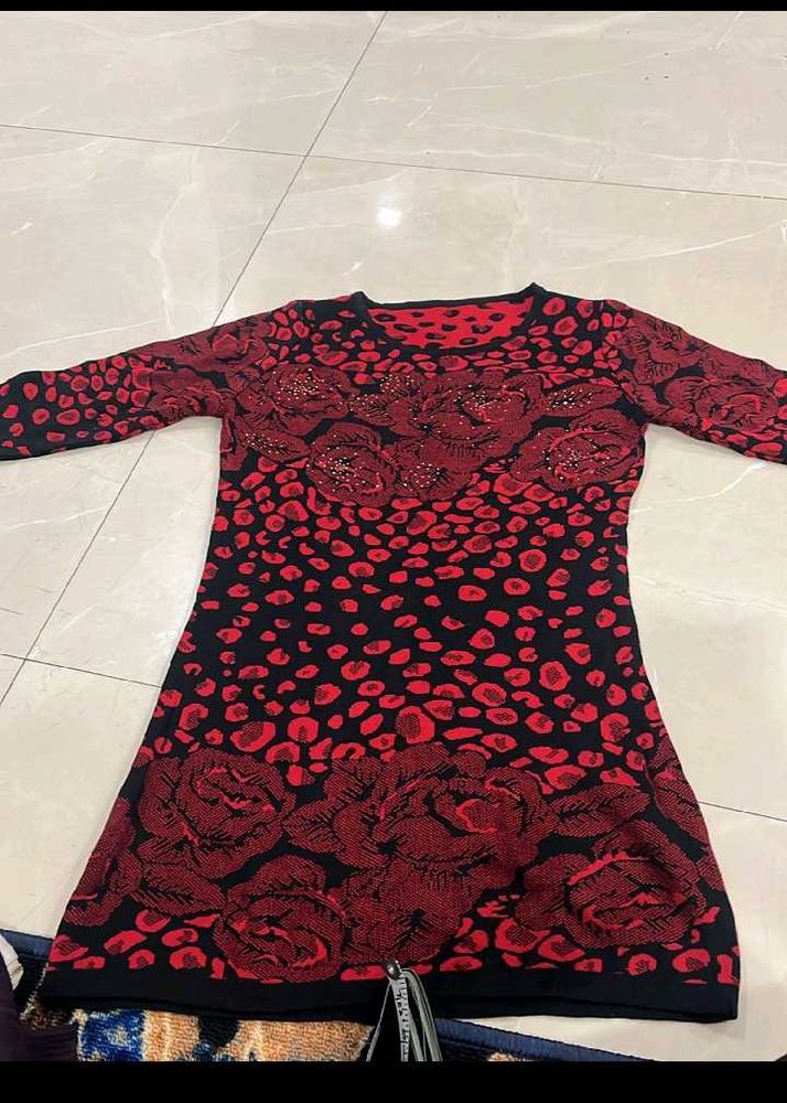 Sweater Black And Red