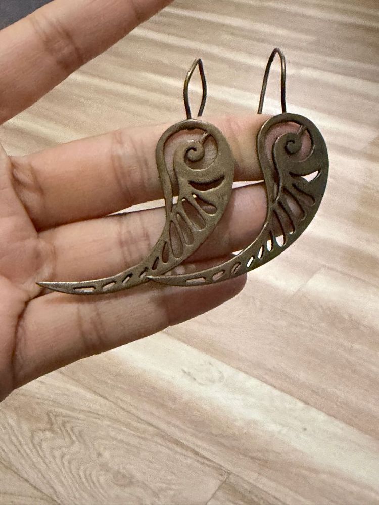 Boho Tribal Wing Earrings