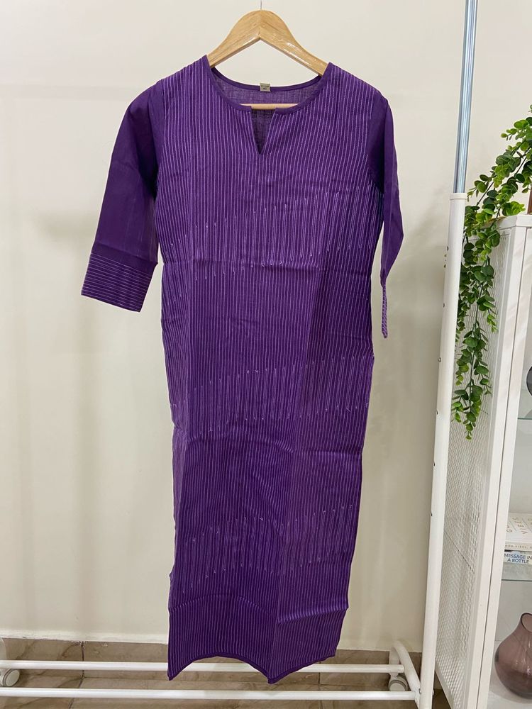 Daily officewear purple kurti #Diwali
