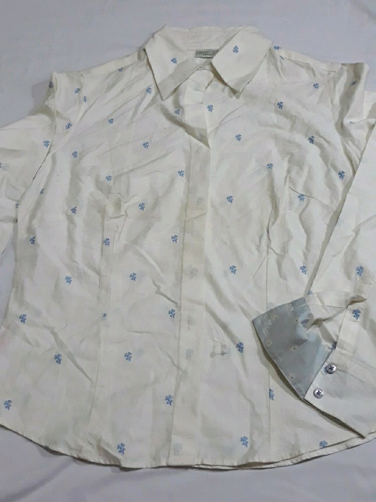 ARROW WOMEN Offwhite Shirt Size L