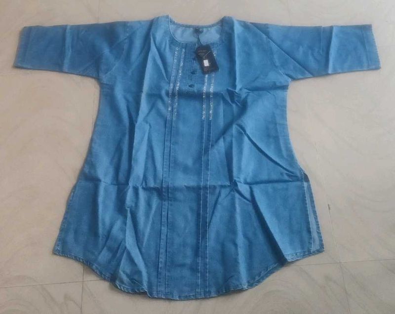 Denim Look Kurti