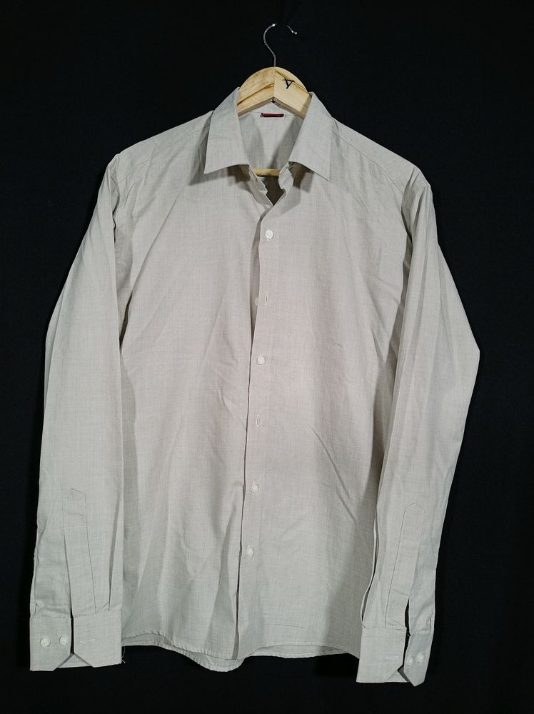 Men Light Grey Shirt
