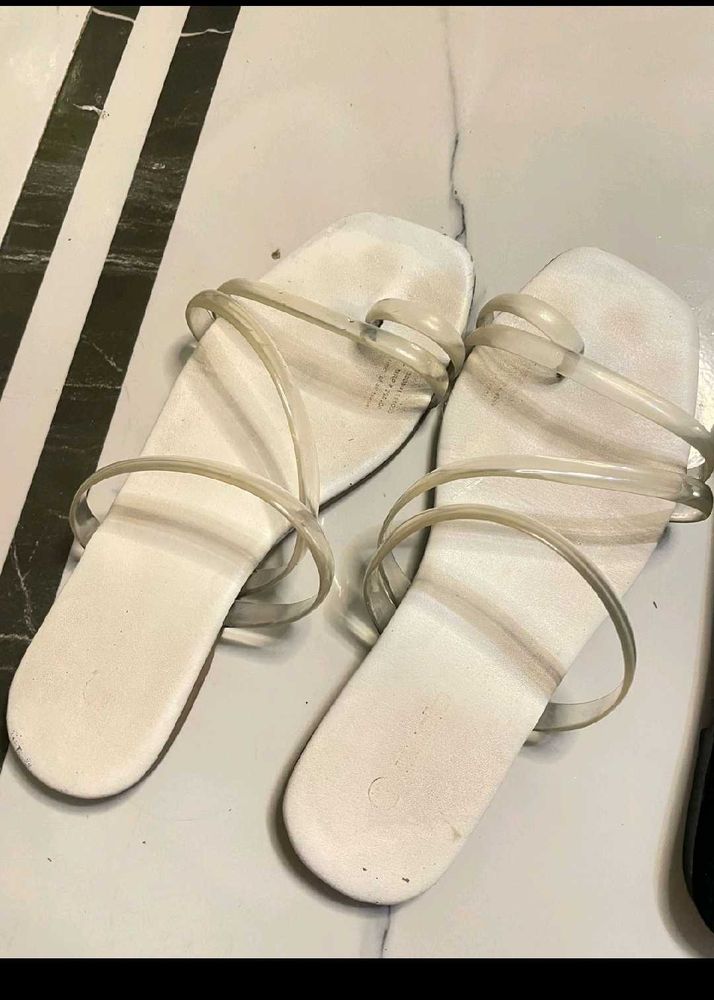 Minimalist Clear Strap Sandals