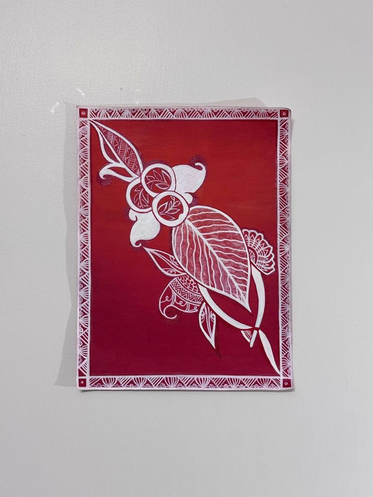 Red &amp; White Floral Design