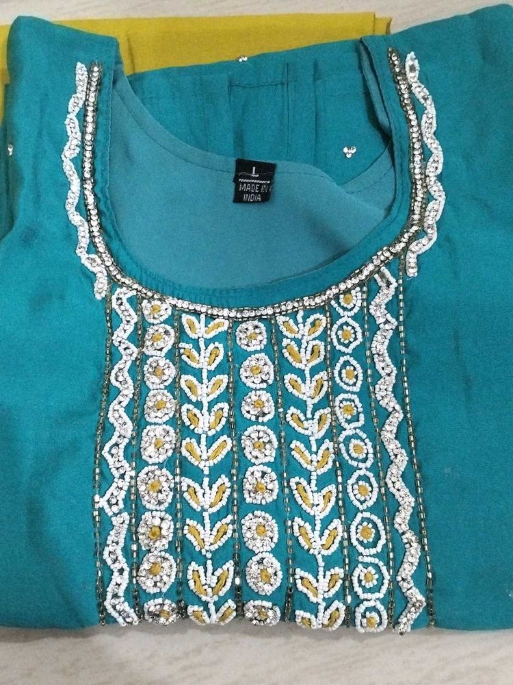 New kurti set with dupatta