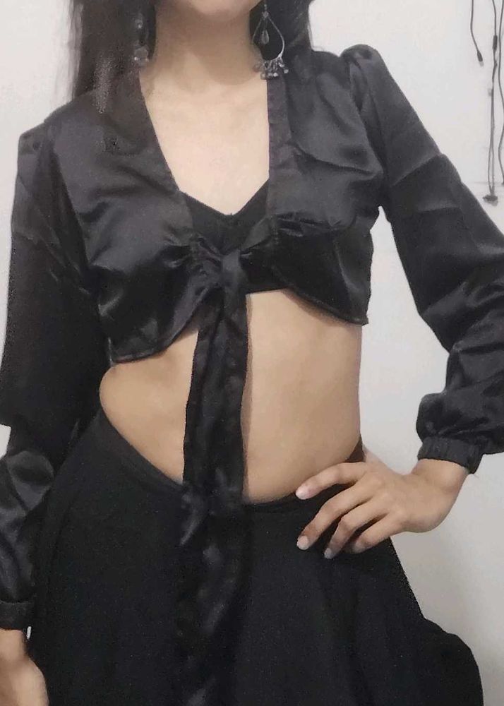black blouse style top from shein