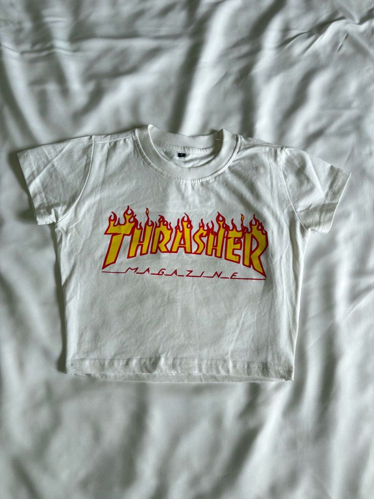 Thrasher Magazine Flame Logo baby tee