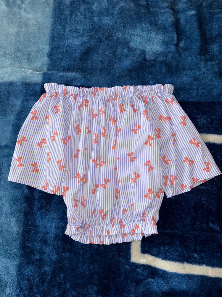 LOVENDER co-ord Set With Cute Ribbon Print🎀