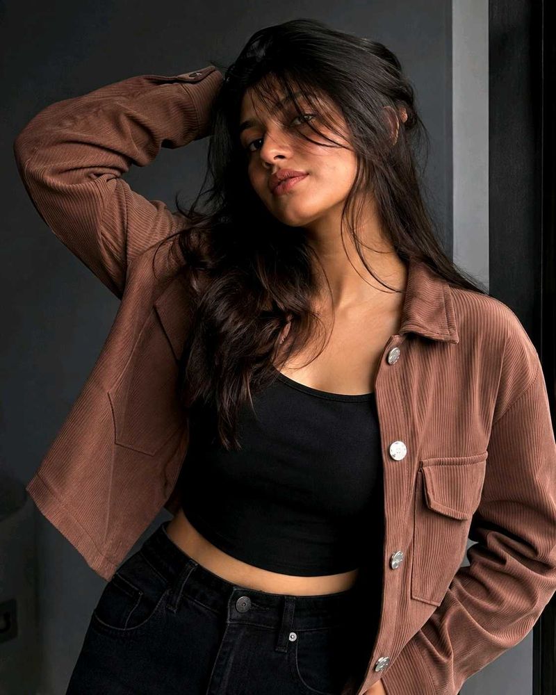 Cropped Corduroy Jacket