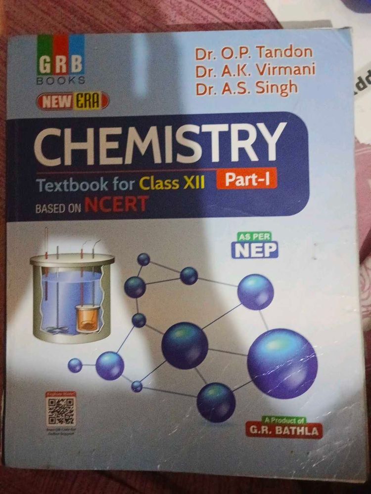 Chemistry Textbook for Class XII Part-1
