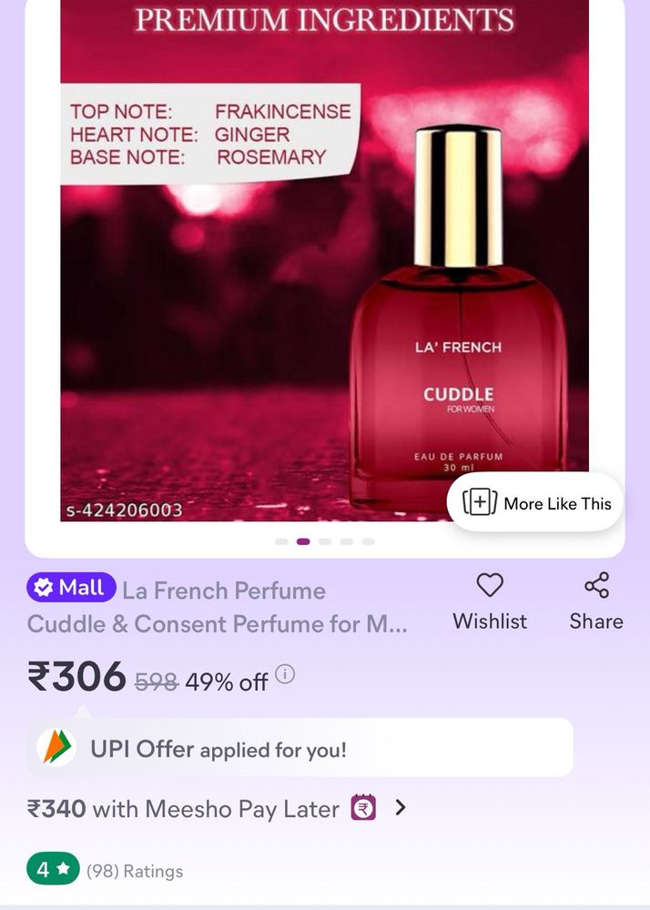 La French Cuddle Eau de Parfum for Women