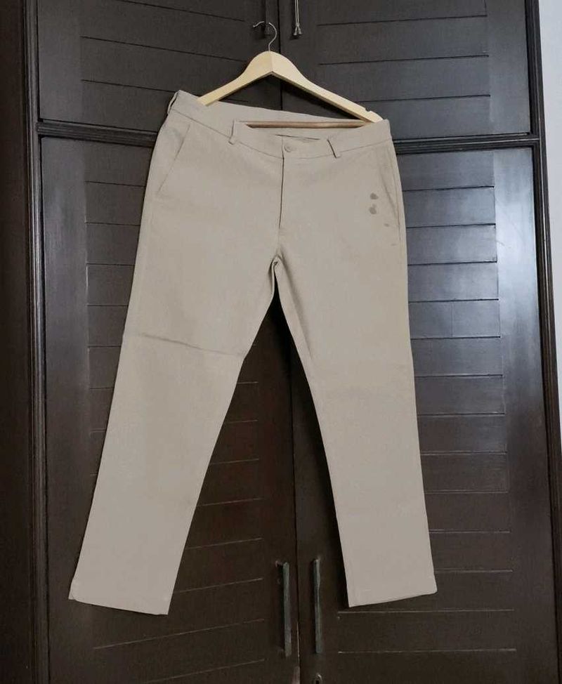Blackberrys Men's Beige Low rise Trouser