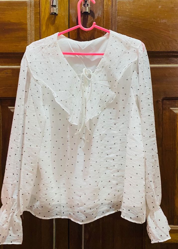 Polka dot top