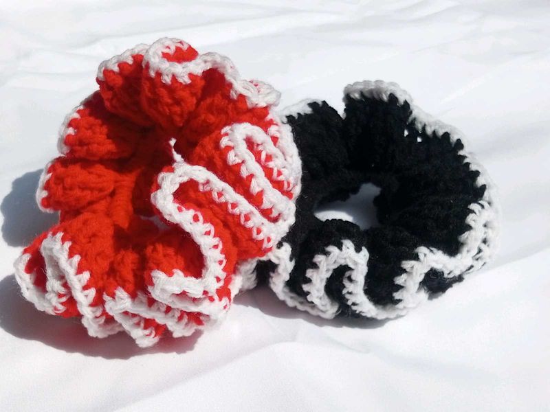 Crochet Hair Scrunchies✨