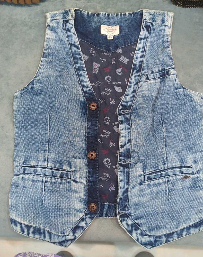 Denim Vest - Cool &amp; Casual Style westcoat