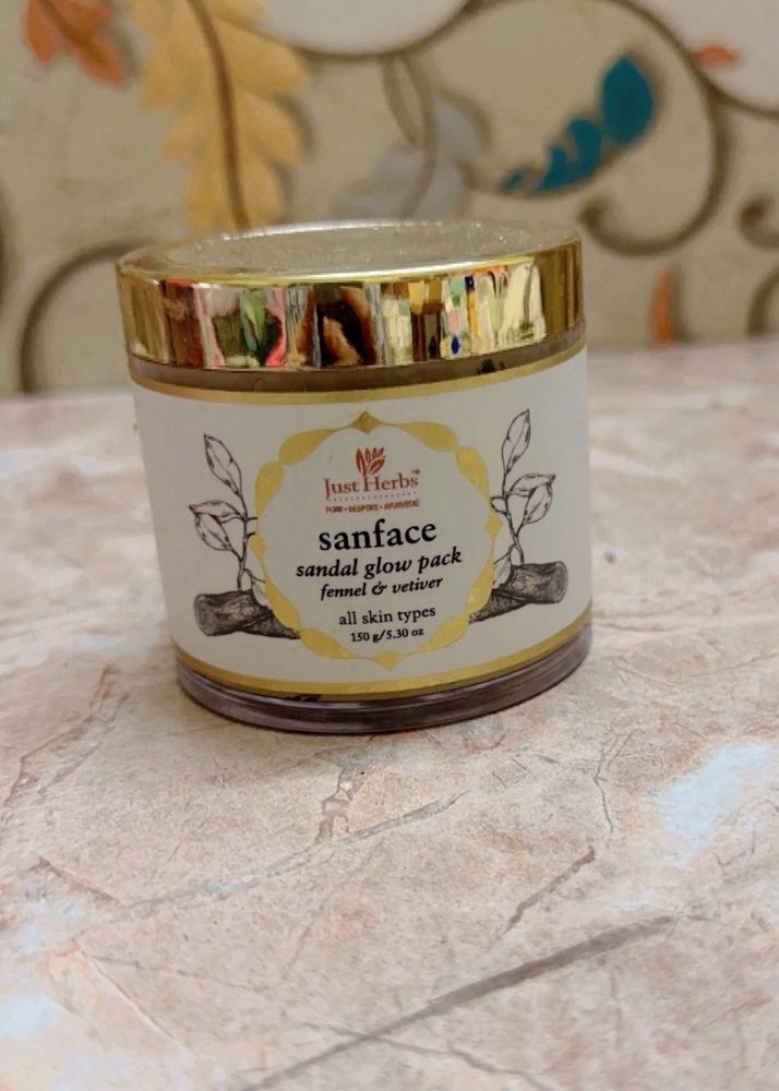 Just Herbs Sanface Sandal Glow Pack