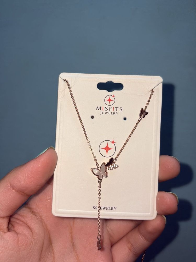 Misfits Jewellery Butterfly Necklace