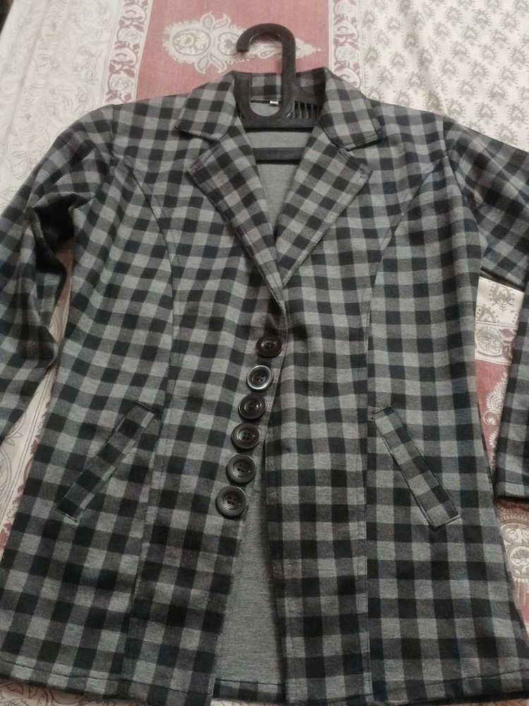 Checkered Blazer