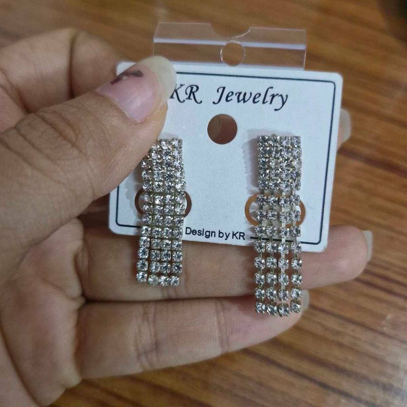 Sparkling Dangle Earrings
