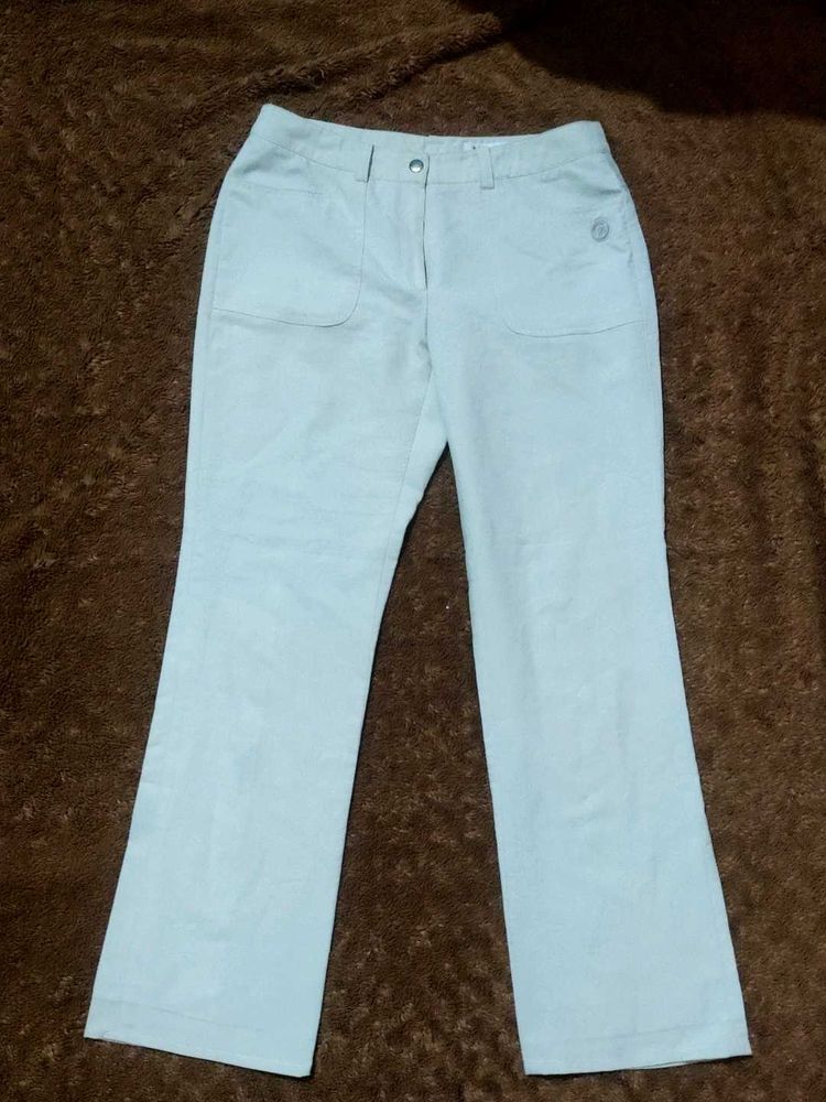 Classic Light Blue Women's Trousers