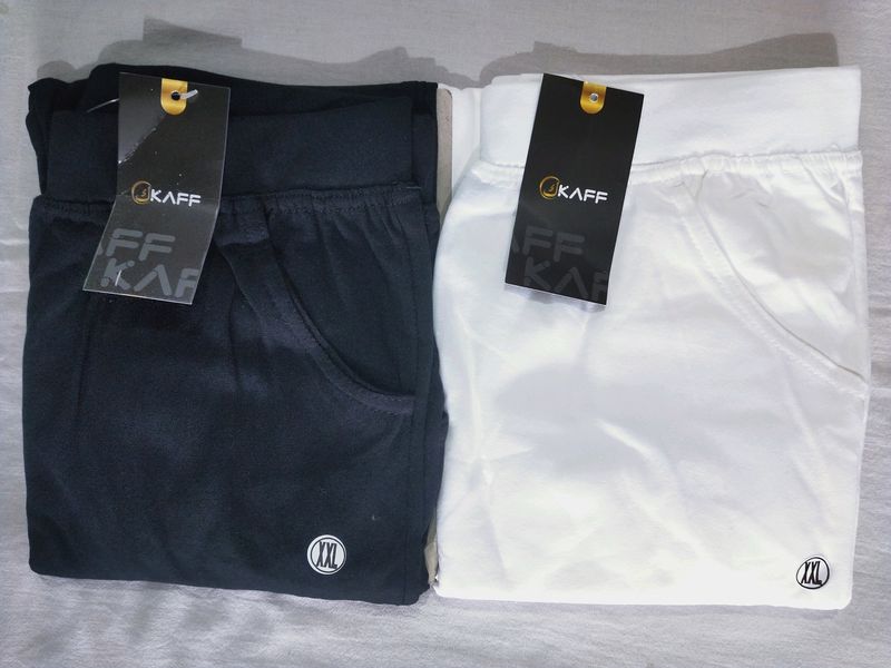 Women Leggings Black &amp; White (Pack Of 2)