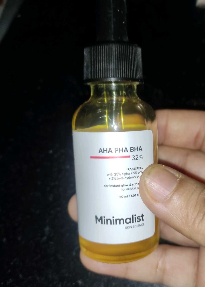 minimalist AHA BHA PHA peeling solution