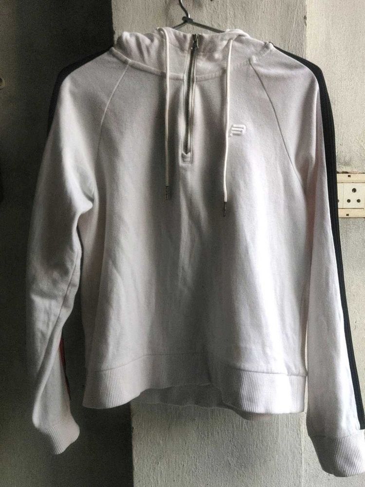 Stylish White Hoodie