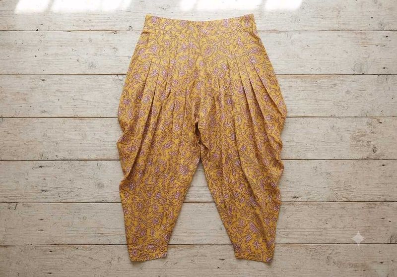 Yellow Floral patiala salwar