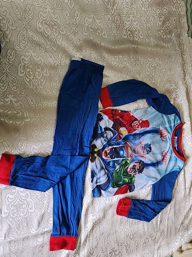 SuperHero Boys Night Suit