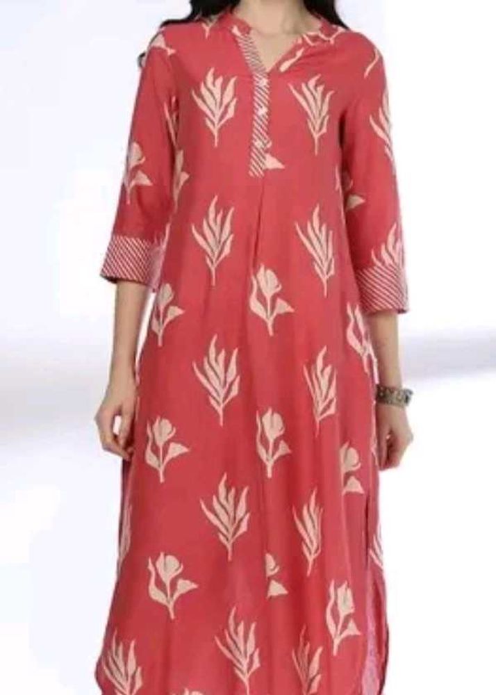 Vibrant Floral Print Kurta