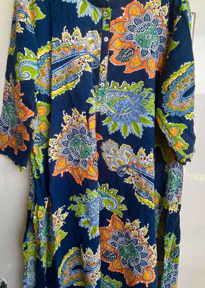 Boho Paisley Print Kurta