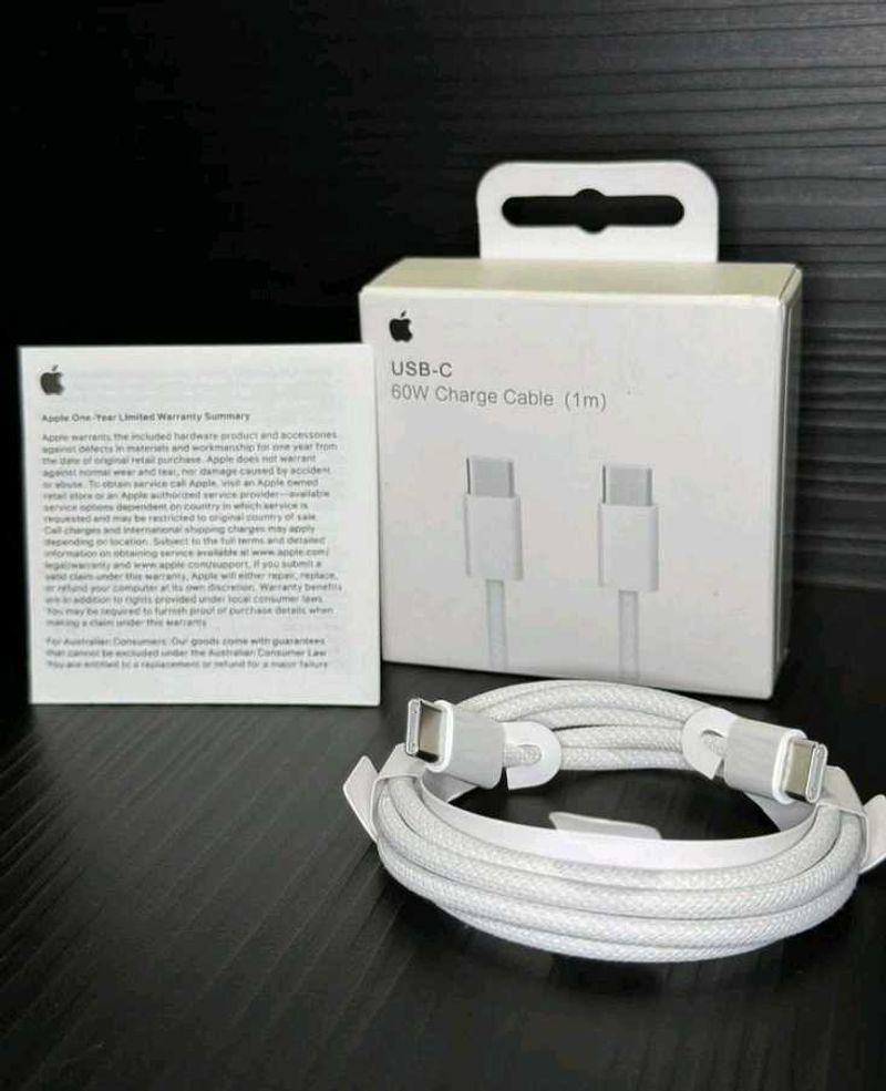 100% Original Apple Cables Lightning and C type