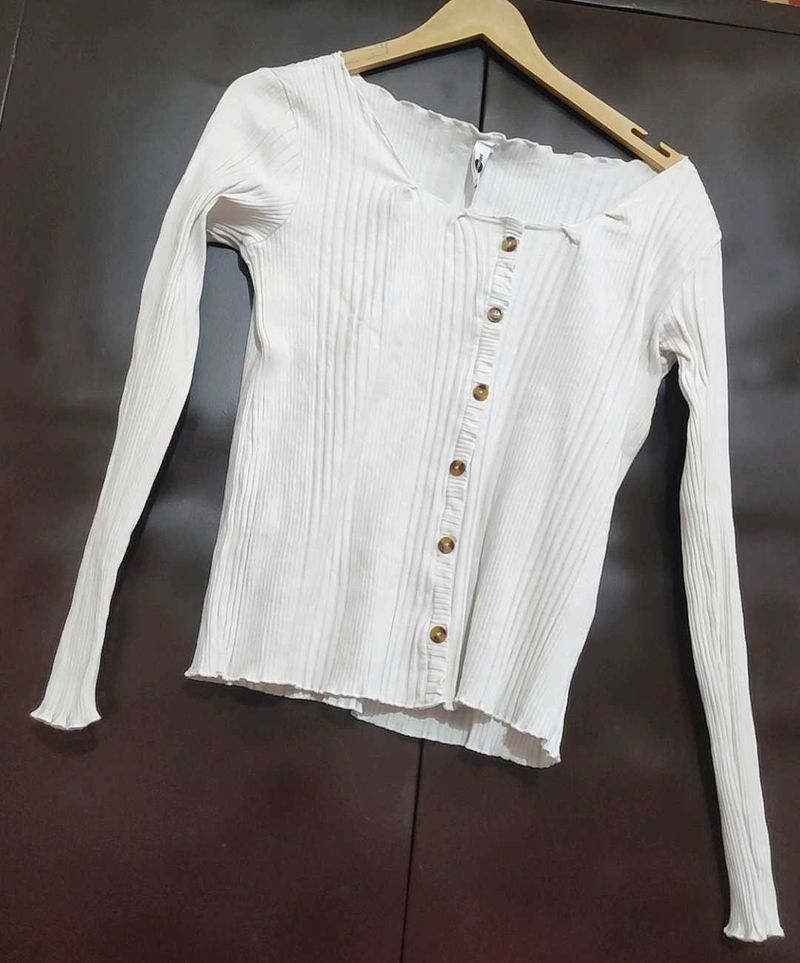 White Top For Girl Or Woman 34 Bust