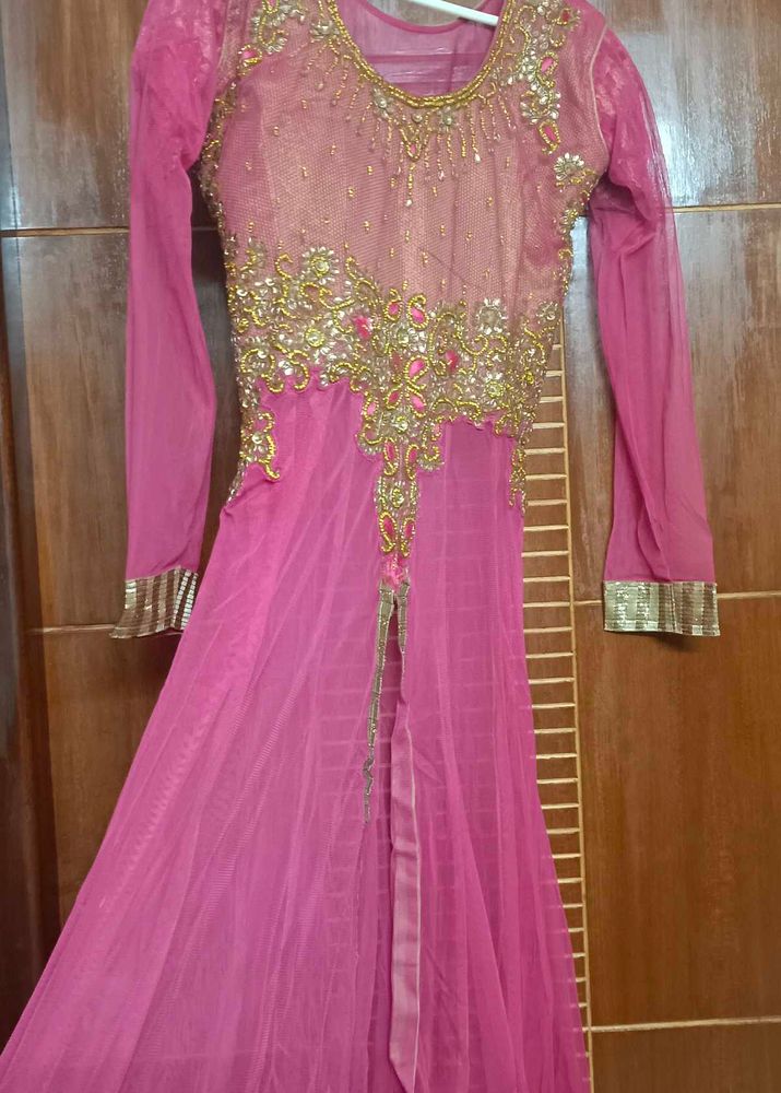Beautiful Pink Embellished mastani Gown