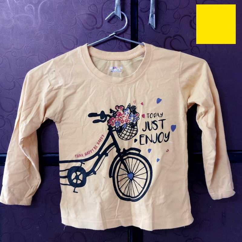 Cute Girls Long Sleeve Top