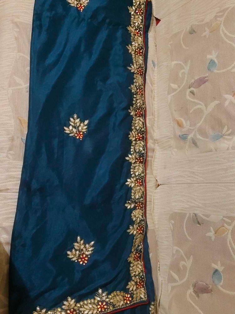 Elegant Blue Saree