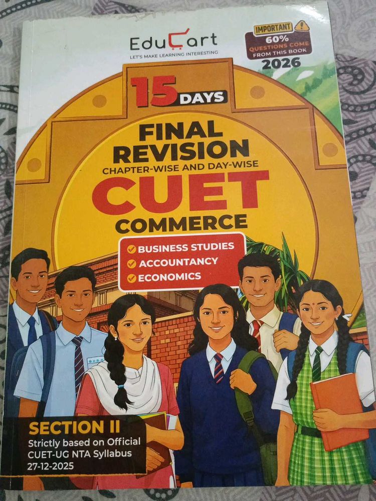 CUET Commerce Final Revision Book