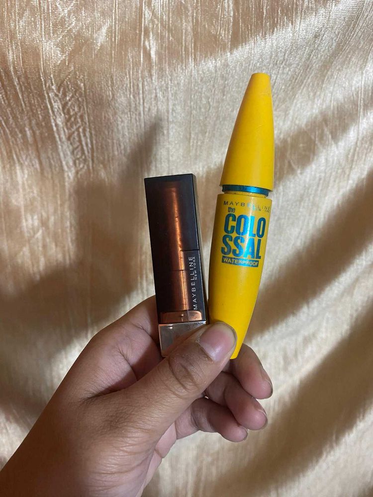 Maybelline Lipstick &amp; Mascara Combo