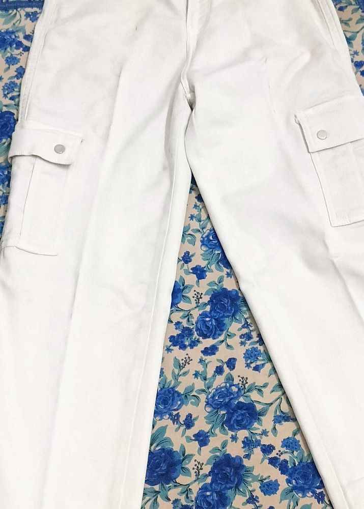cargo straight jeans