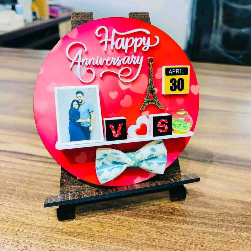 Happy Anniversary Showpiece fridge magnets