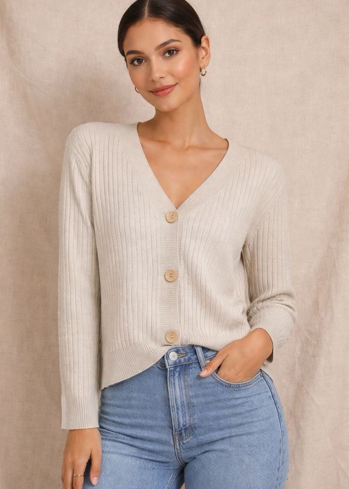 Light Peach Cardigan