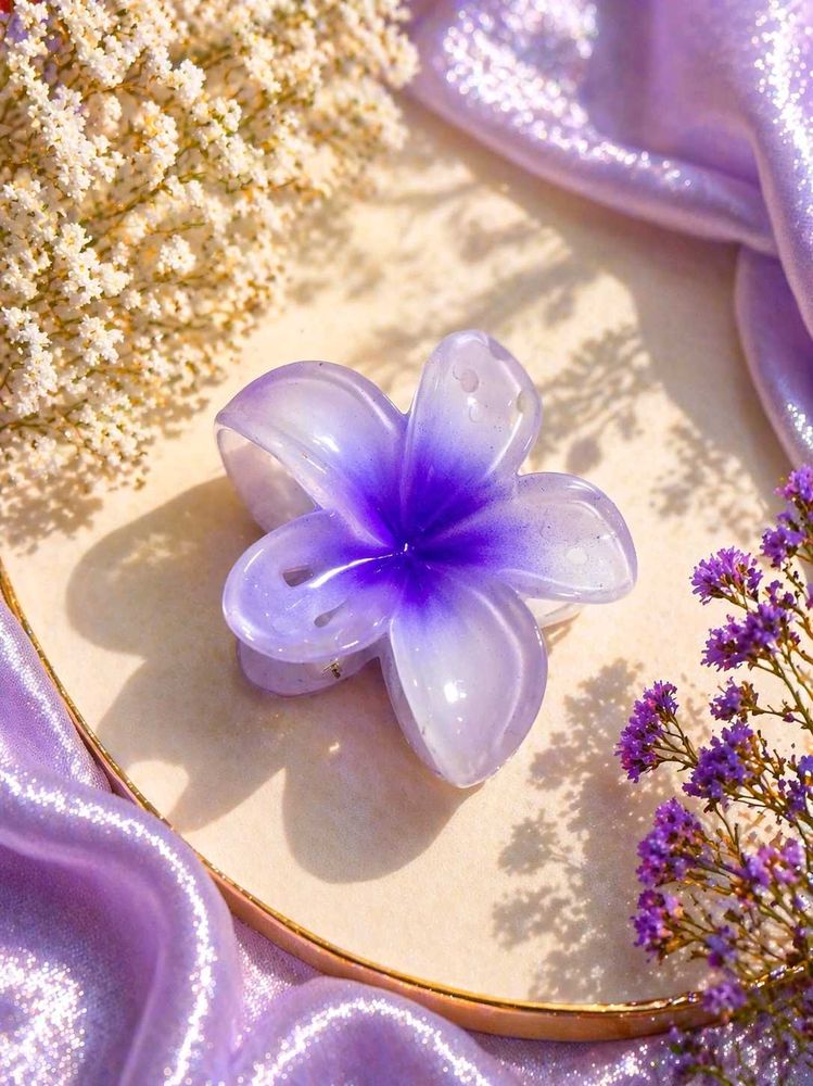 Flower Hair Claw Clip