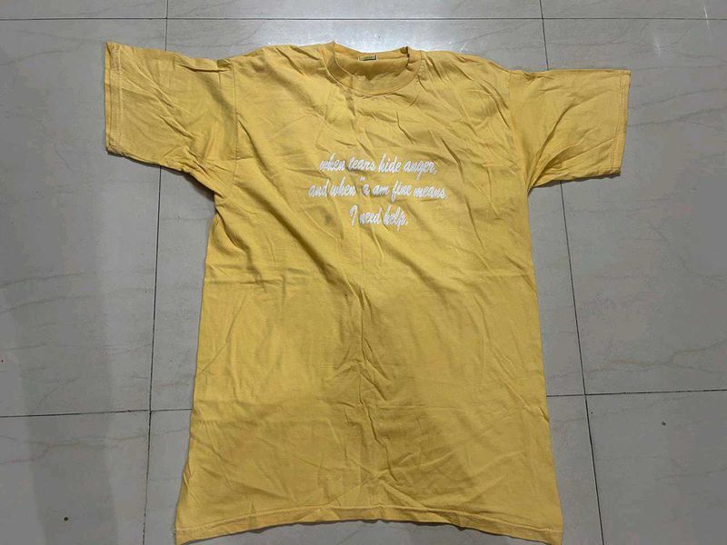 Yellow Graphic T-Shirt
