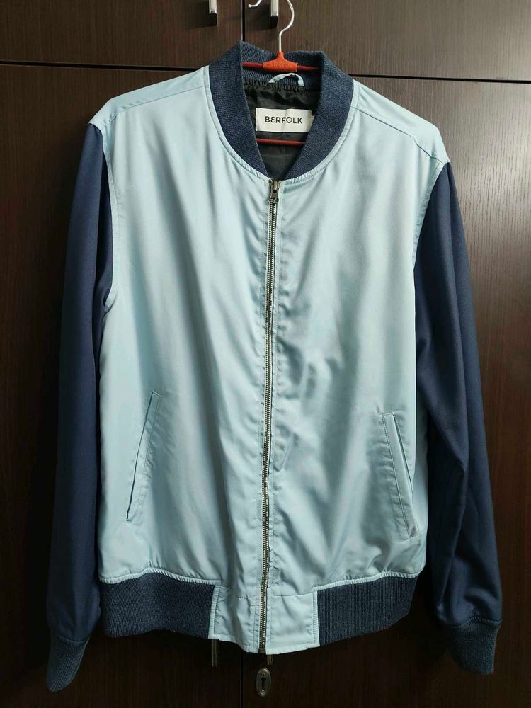 BERFOLK Two-Tone Bomber Jacket