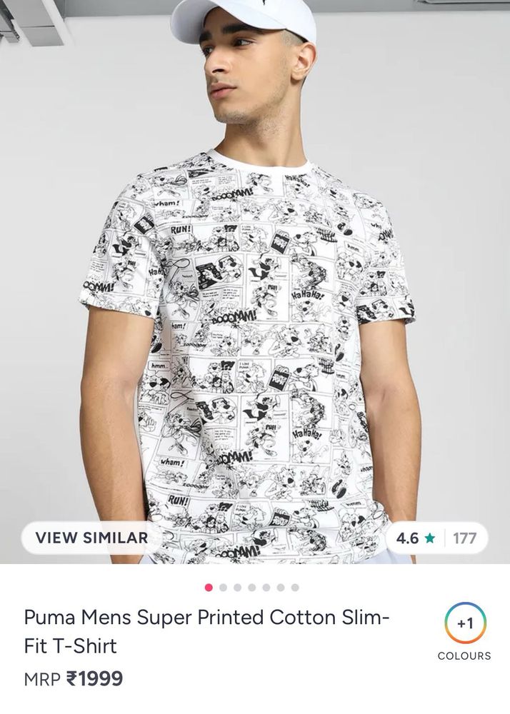 Puma Men's Comic Print T-Shirt