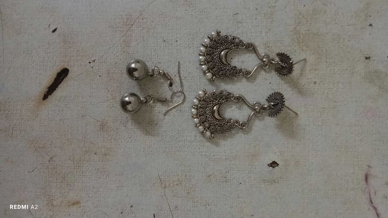 Silver Tone Earrings